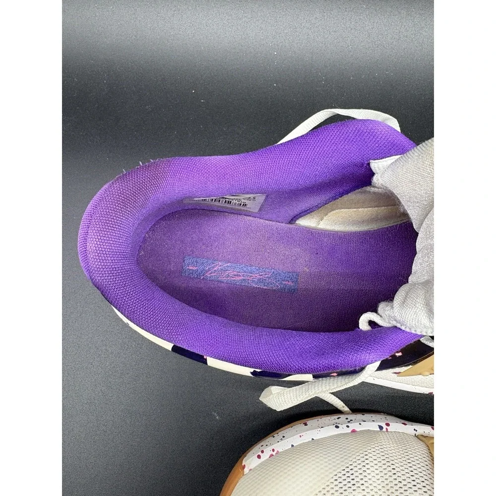 Nike KD 7 PB&J Basketball Shoes Youth 5Y White Purple Good Jelly Drip 669942-155